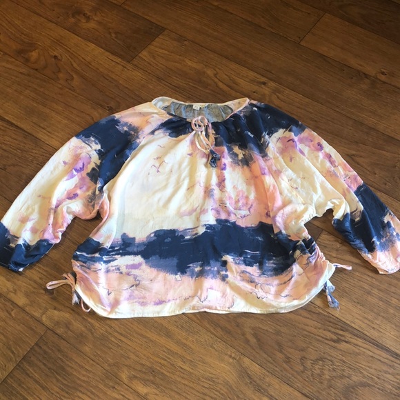 Lovestitch Boho Tie-dye Designed Top - Picture 4 of 8